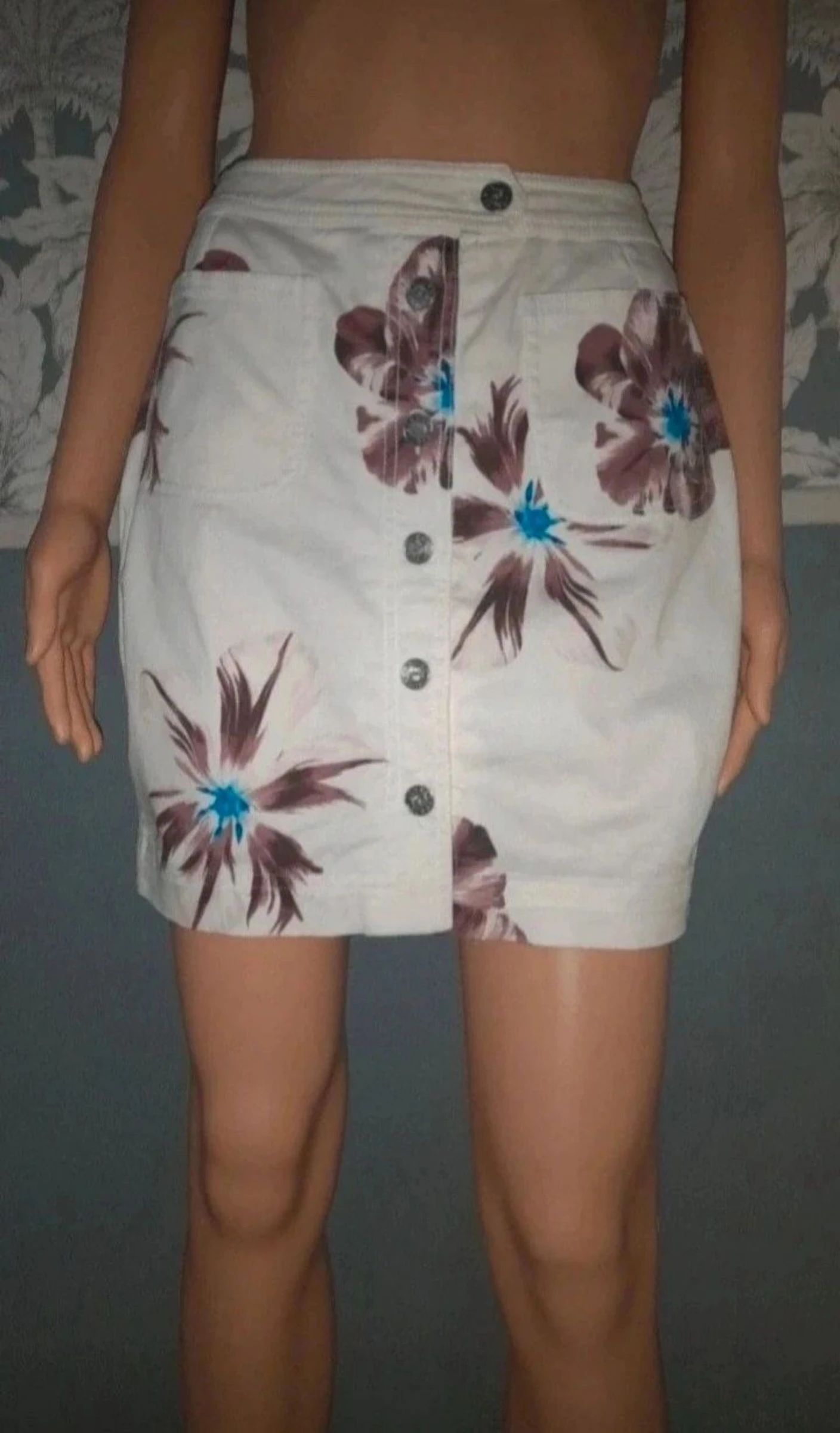 Kenzo Jean's floral skirt size 38 – photo 3